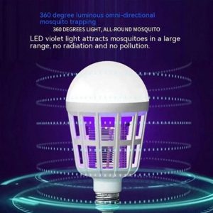 Fashions 2pcs Led Mosquito Lamp No Radiation Drive Midge Artifact Household Lighting Mosquito Multi-function