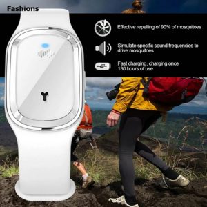 Ultrasonic Mosquito Repellent Bracelet Adult Kids Anti Mosquito Killer Pest Insect Drive Wristband USB Charging Watch Repellents